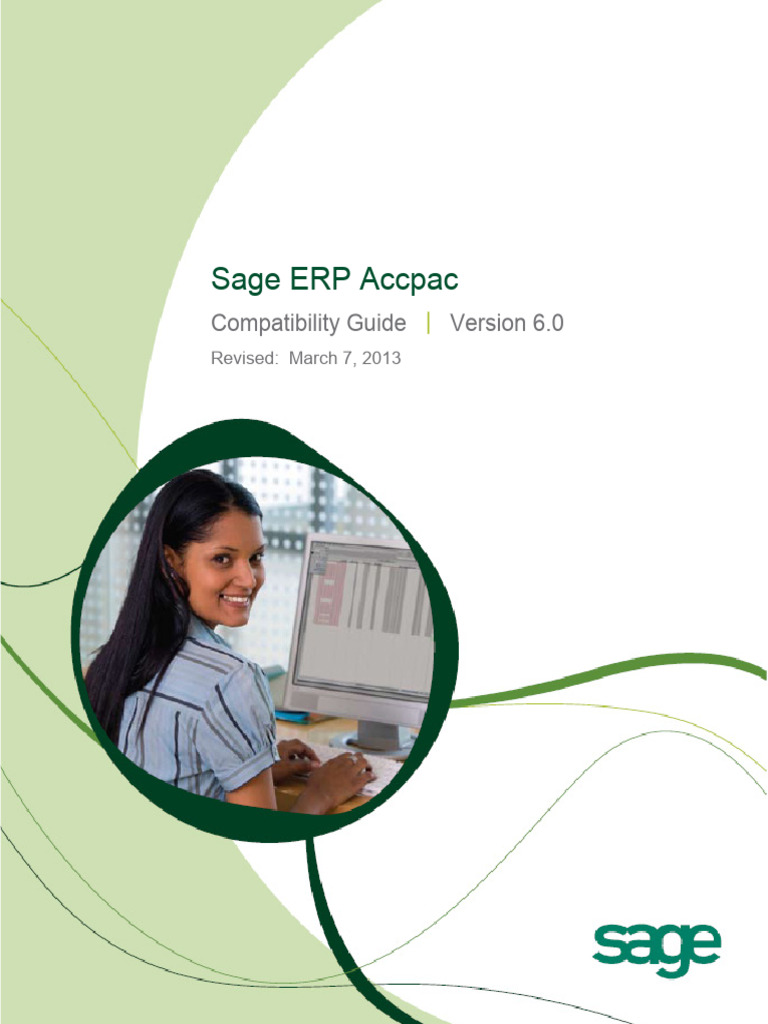 Sage ERP Accpac 6.0 Compatibility Guide | PDF | Microsoft Windows ...
