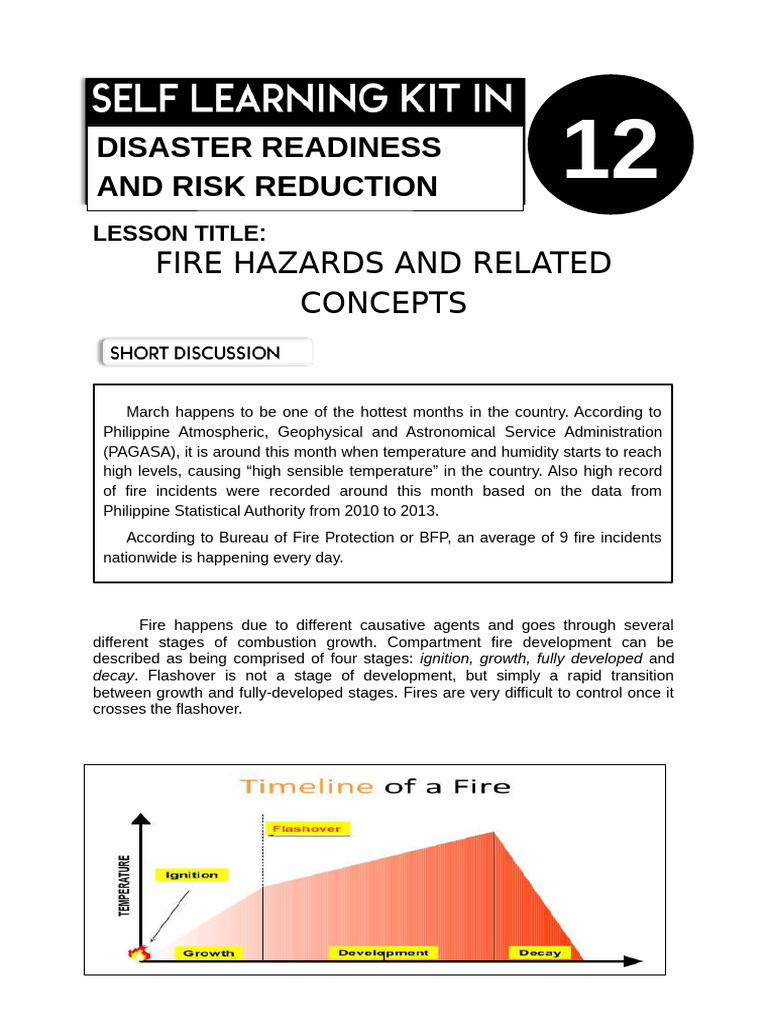 DRRR q2 Week 5 Lecture Note 5 | PDF | Combustion | Fires