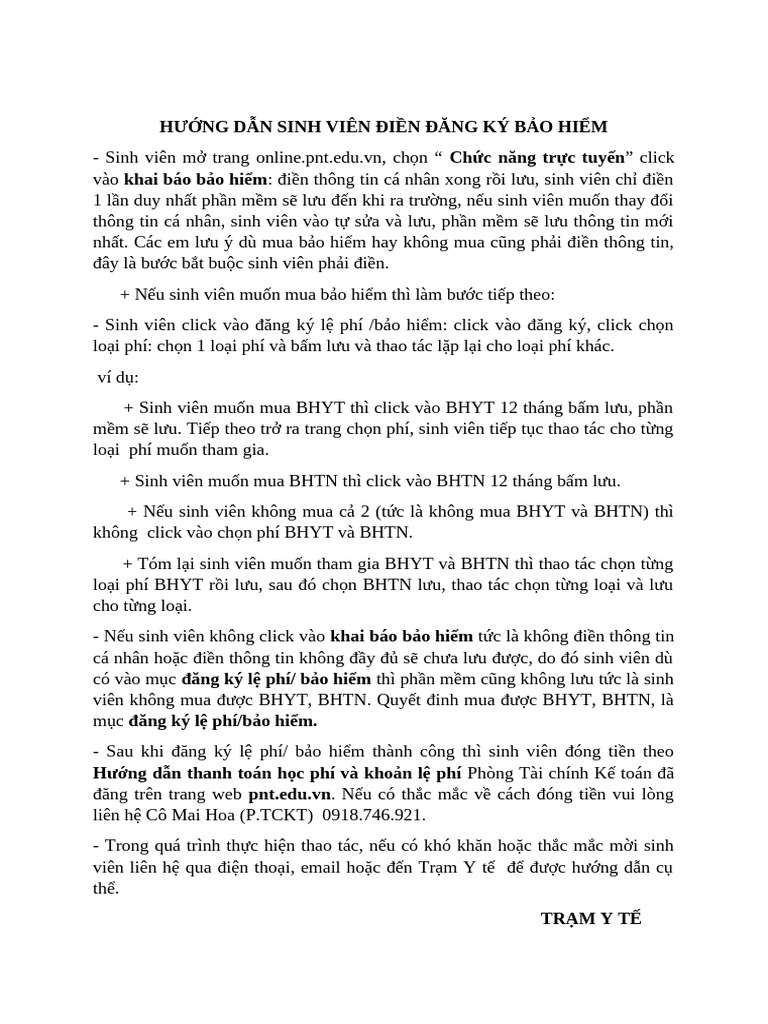 Huong dan sinh vien dien thong tin dang ky bao hiem nh 2024 2025 pdf