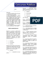 Simulado INSS 2011 Direito Administrativo e Constitucional