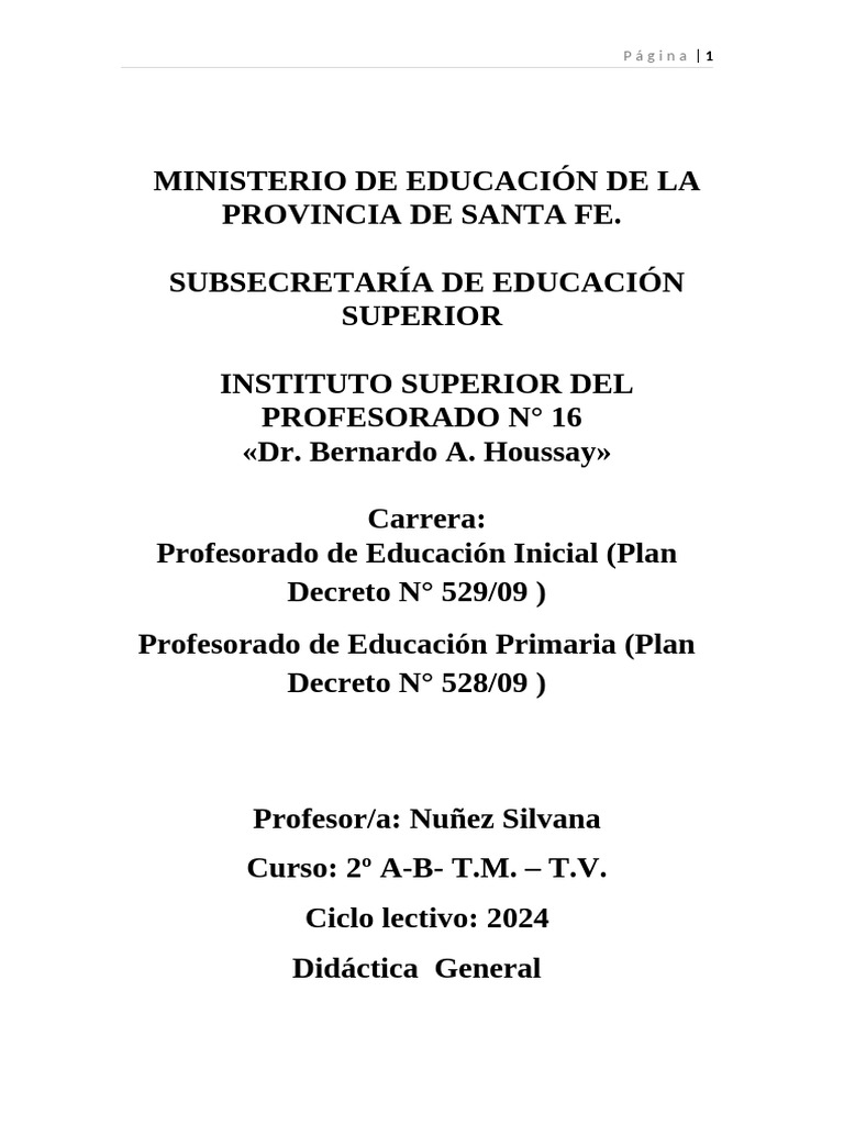 Didáctica y Cambios en Educación | PDF | Enseñando | Plan de estudios