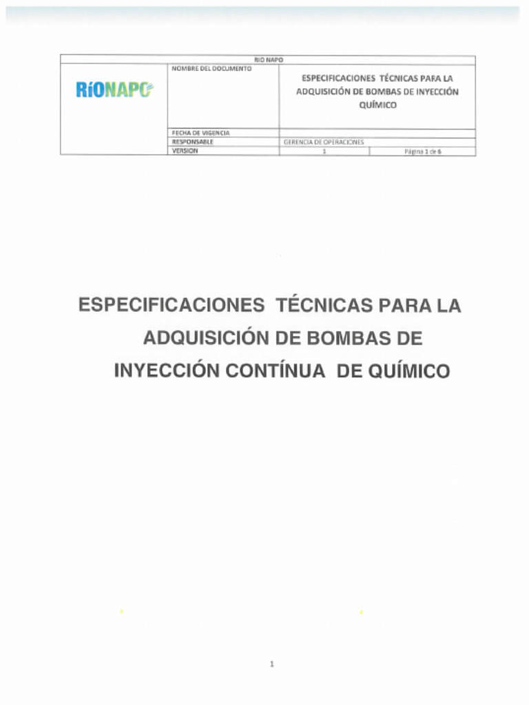 Inyección de Químicos | PDF