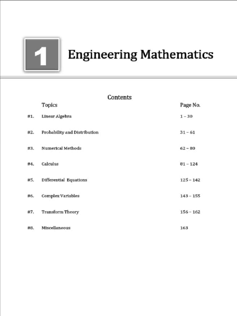 GATE Maths | PDF