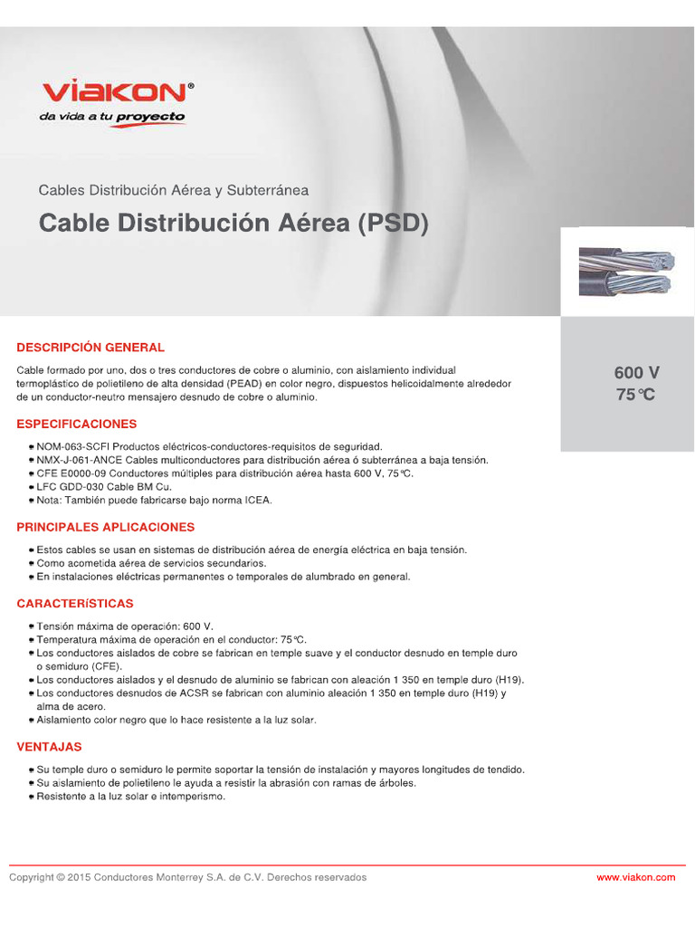 Cable XLP | PDF