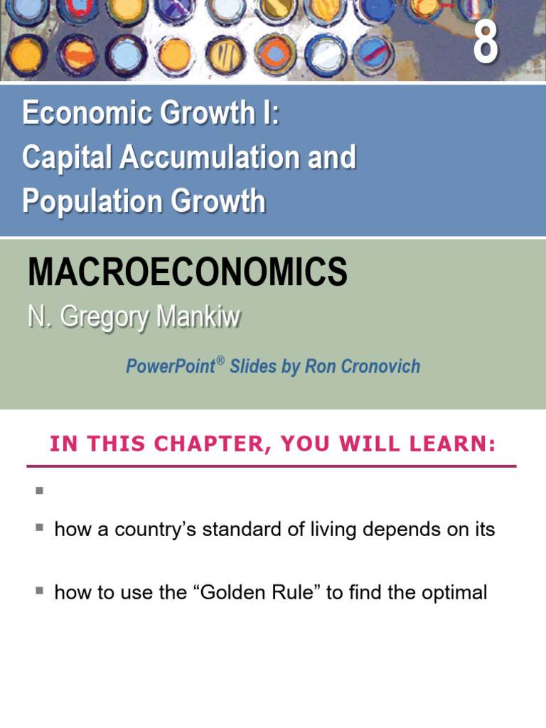 Mankiw Chap08 | PDF | Economic Growth | Production Function