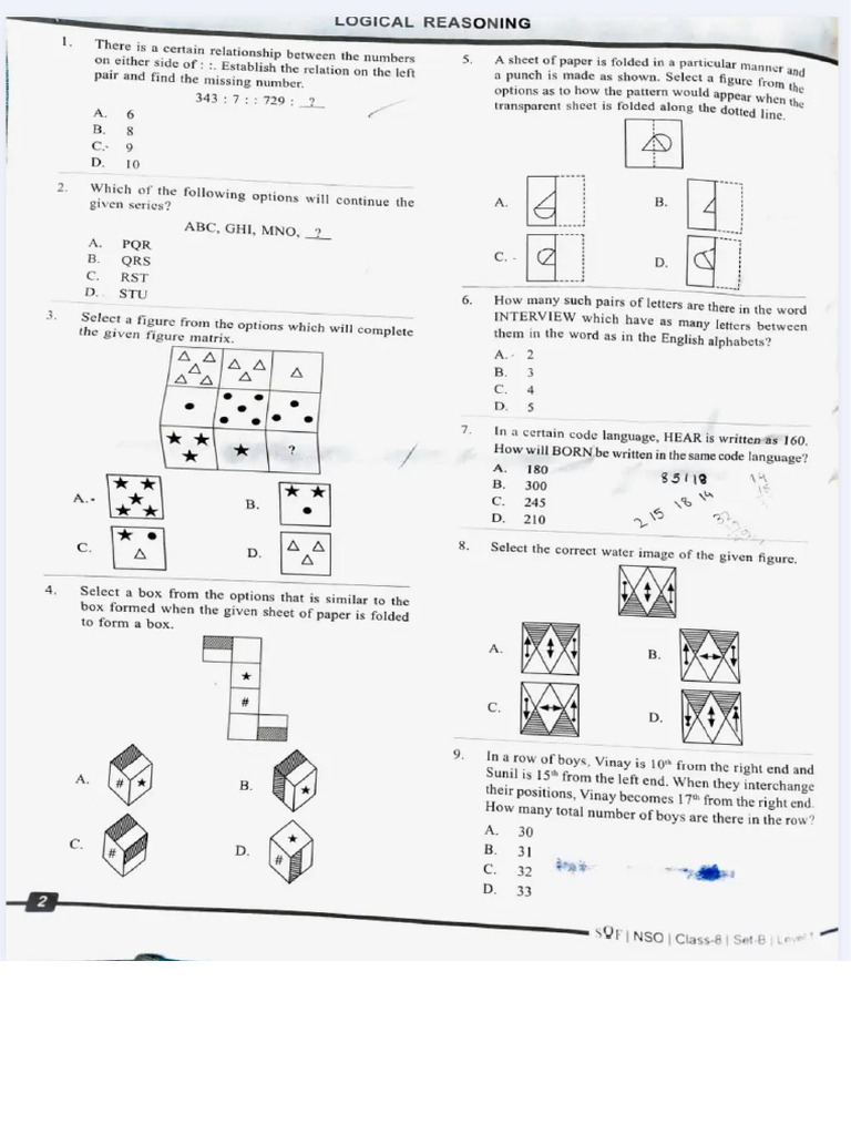 Sof Nso Class 10 Syllabus