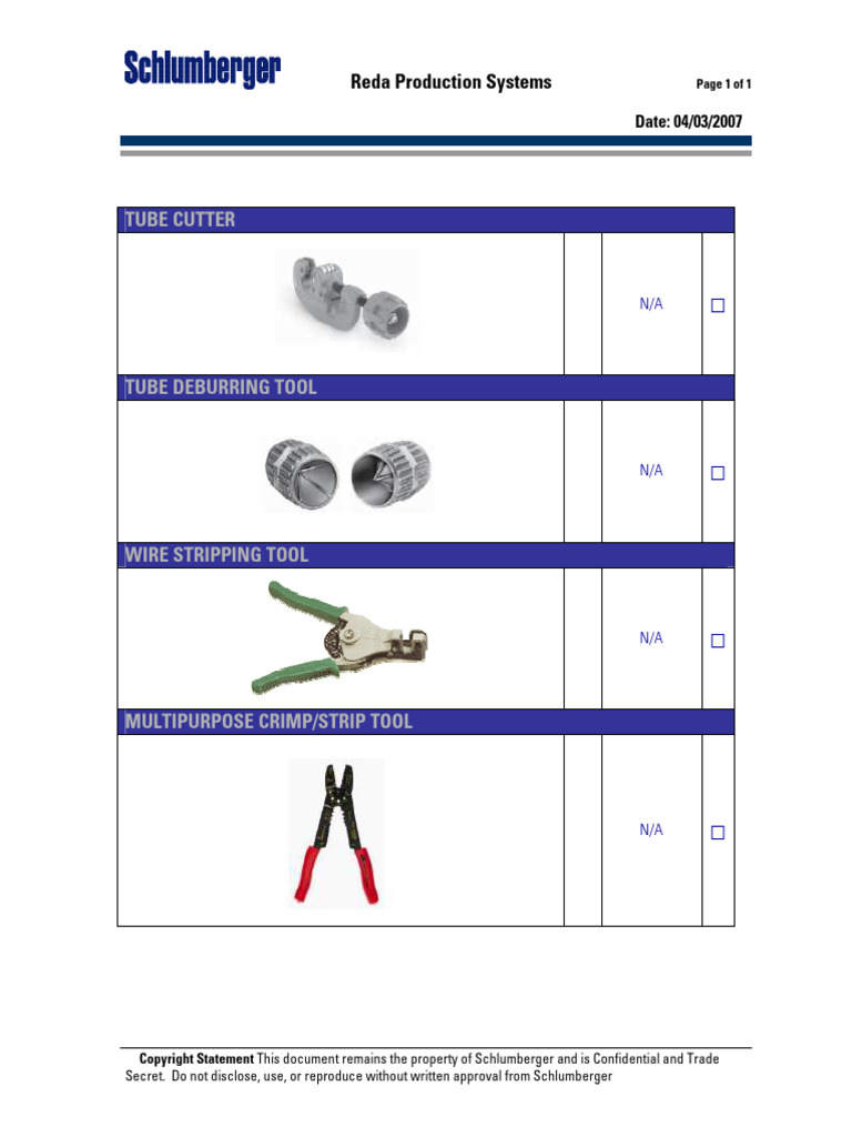 Multisensor Installation Tool List - 4309978 - 01 | PDF | Manufactured ...