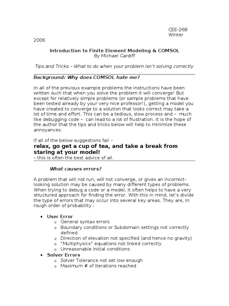 Tips and Tricks | PDF