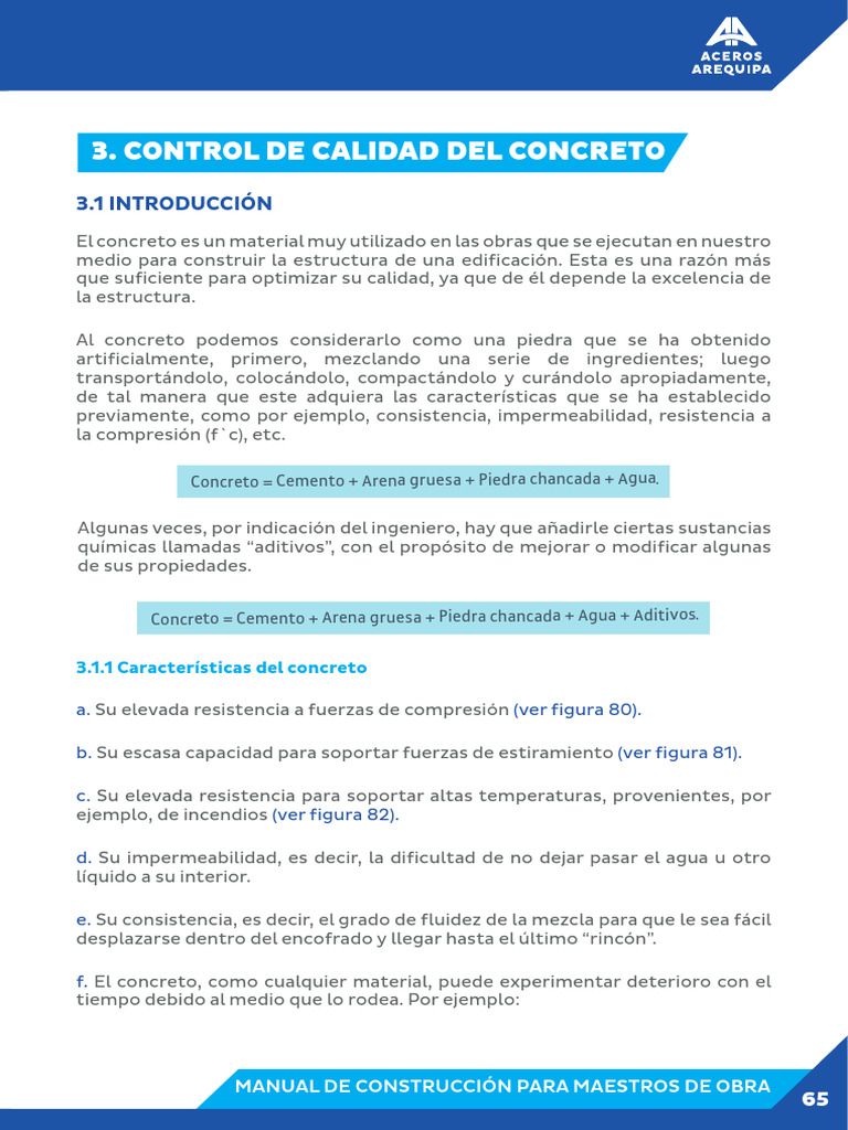 Control de Calidad del Concreto en Construcción | PDF | Hormigón | Cemento
