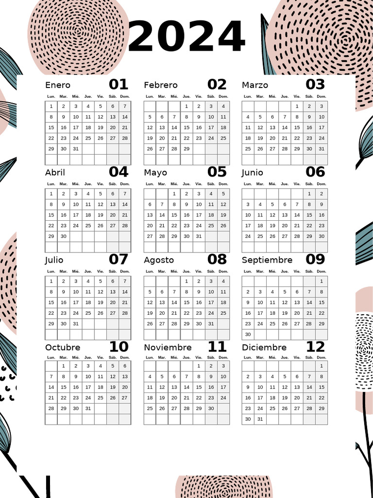 Calendario 2024 PDF