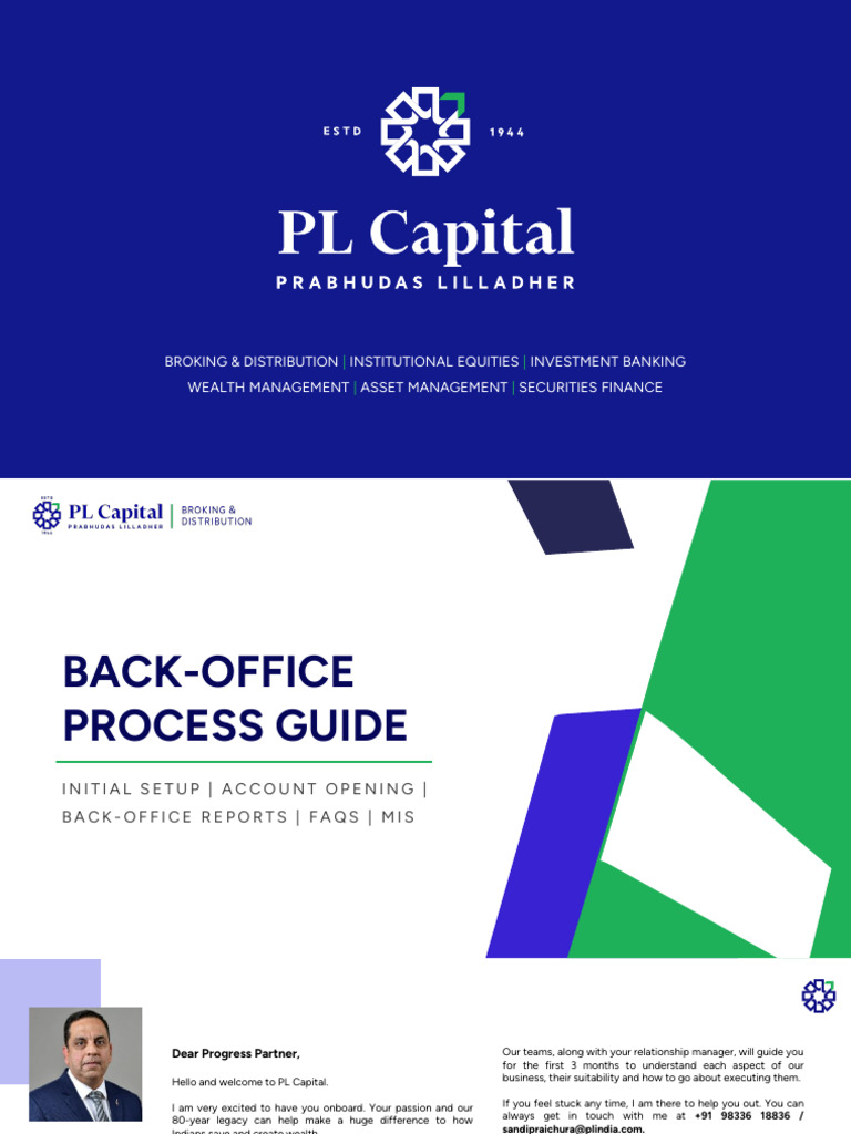 PROGRESS PARTNER - Back Office Process Guide | PDF | Money | Economies