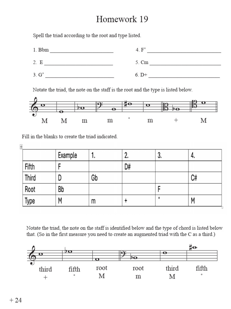 Homework+19+ +Score | PDF | Music Theory | Melody