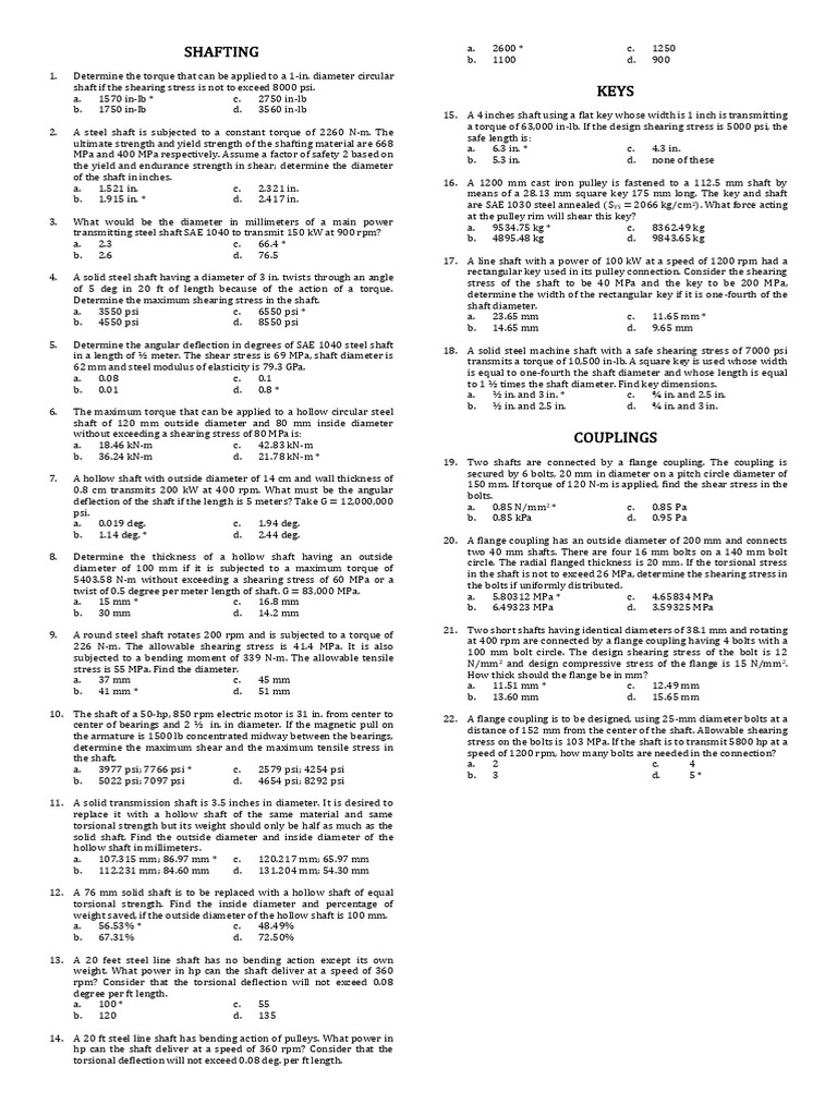 01-shafting-keys-and-coupling-pdf-strength-of-materials-stress