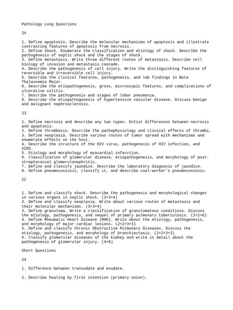 Pathology | PDF | Anemia | Neoplasms