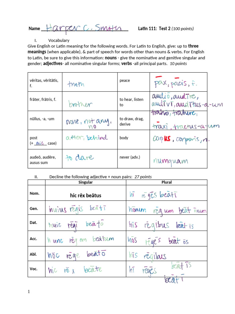 111+Practice+Test+2 Rev22 | PDF | Grammatical Number | Syntactic ...