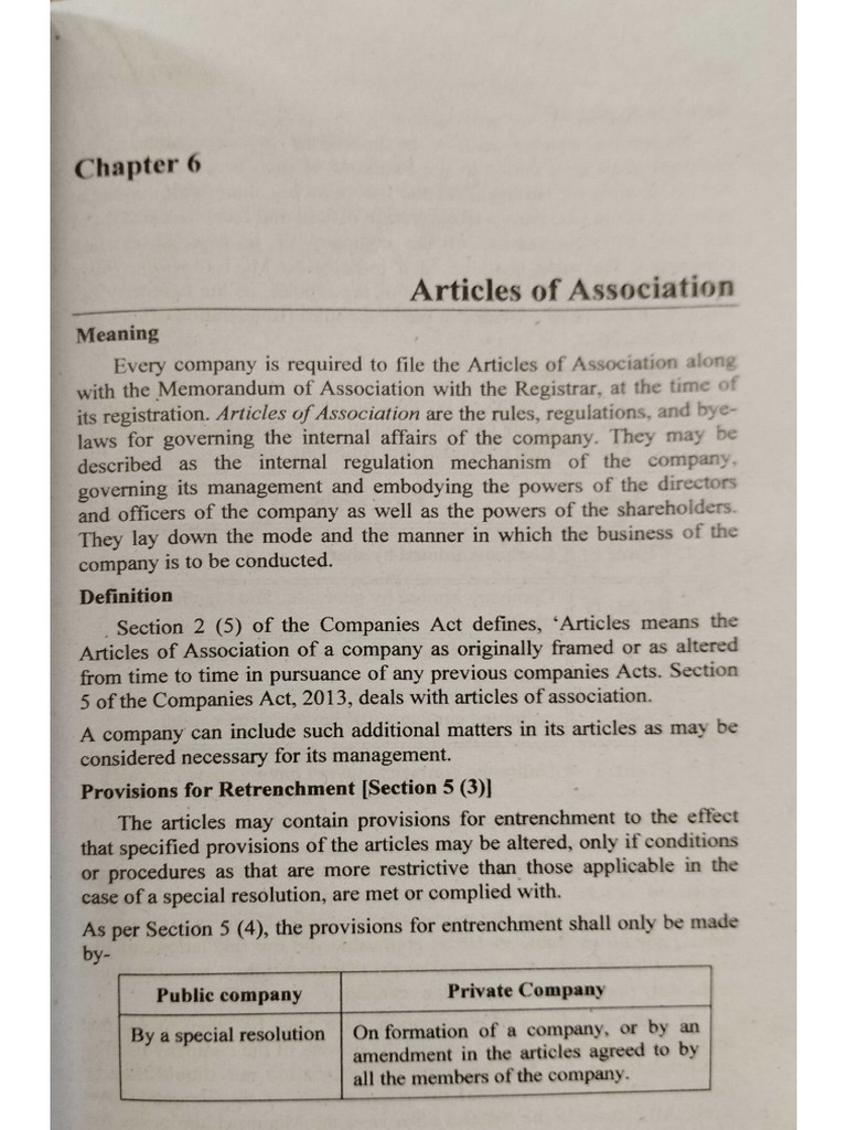 Articles of Association | PDF