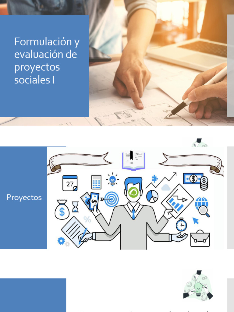 Formulación y Evaluación de Proyectos Sociales I | PDF | Evaluación ...