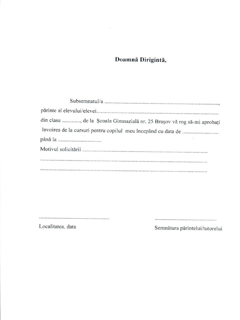 Cerere Invoire | PDF