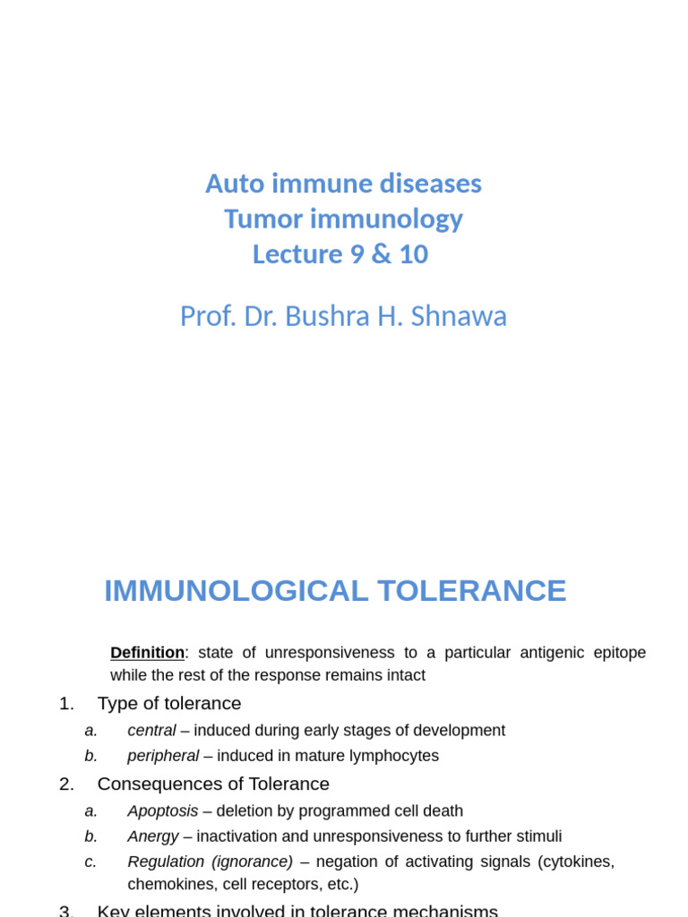 Understanding Autoimmune Diseases and Mechanisms | PDF | Immune ...