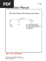 RV3, RV5, RV8, RV12 Pump Manual | PDF | Pump | Vacuum