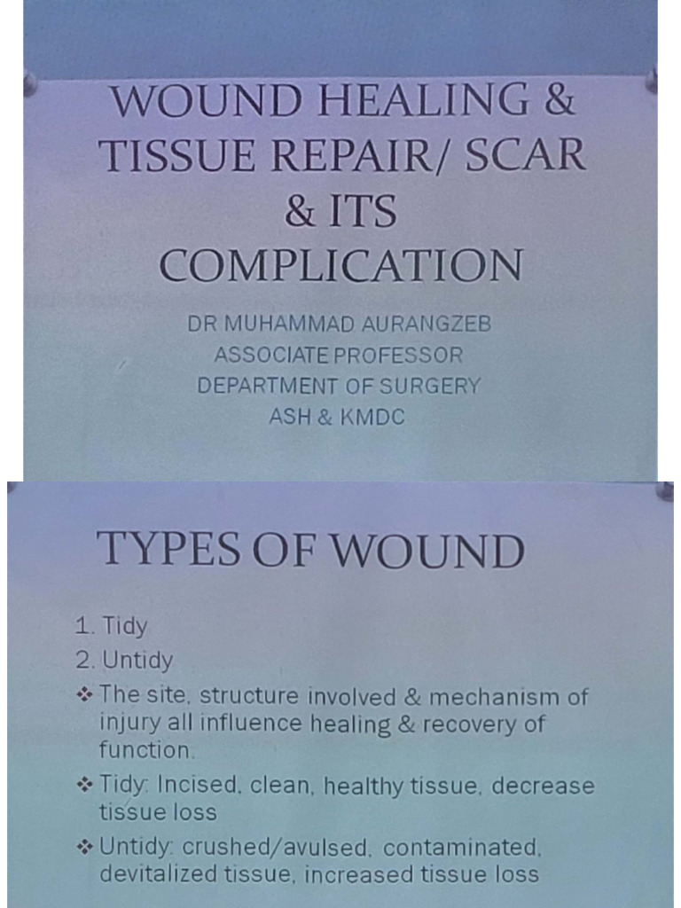Wound Healing+scar Formation | PDF