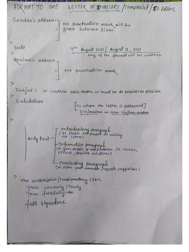 Letter Format | PDF