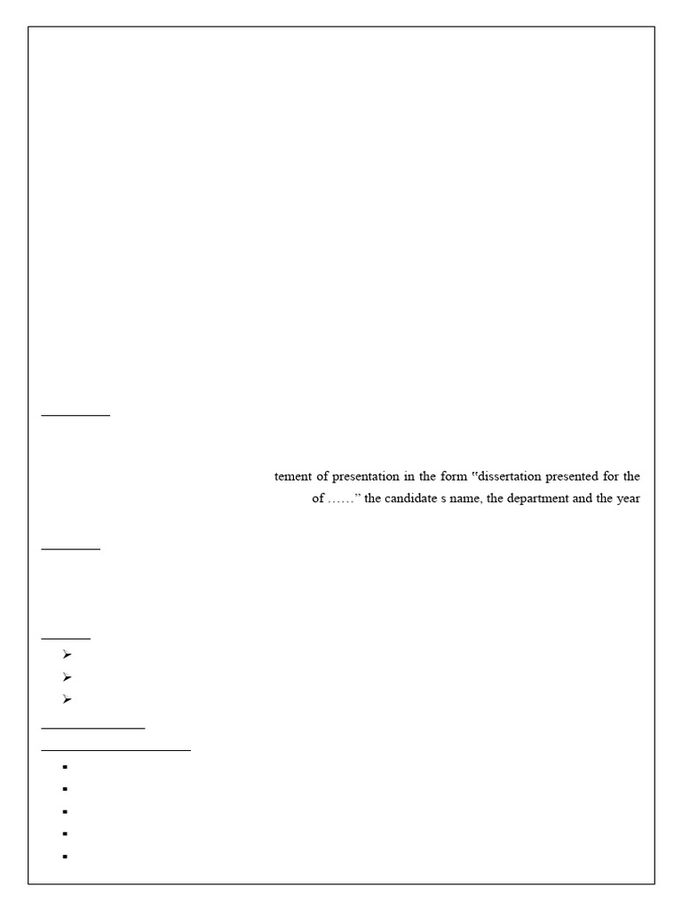 Basic Structure of A Dissertation | PDF | Statistics | Analysis Of Variance
