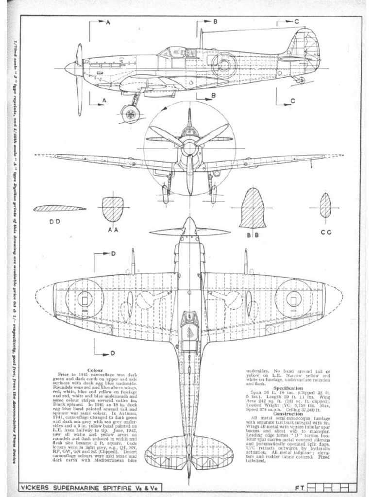 Supermarine Spitfire MK 5 AM5309 rc3v15450 | PDF