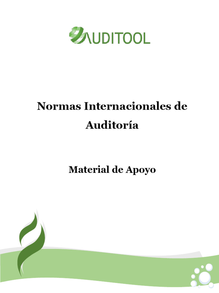 Normas Internacionales de Auditoria | PDF | Auditoría | Contralor
