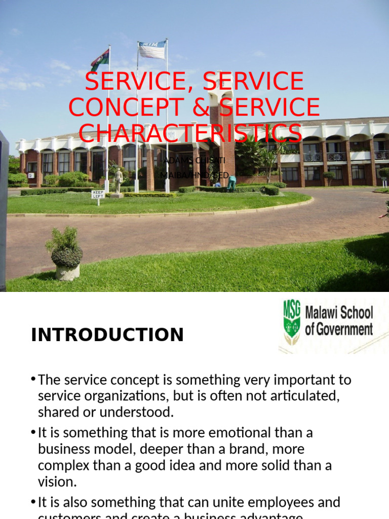 Understanding Service Concepts | PDF | Concept | Innovation