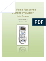 CPS Pulse Response System Evaluation: Janice Bezanson