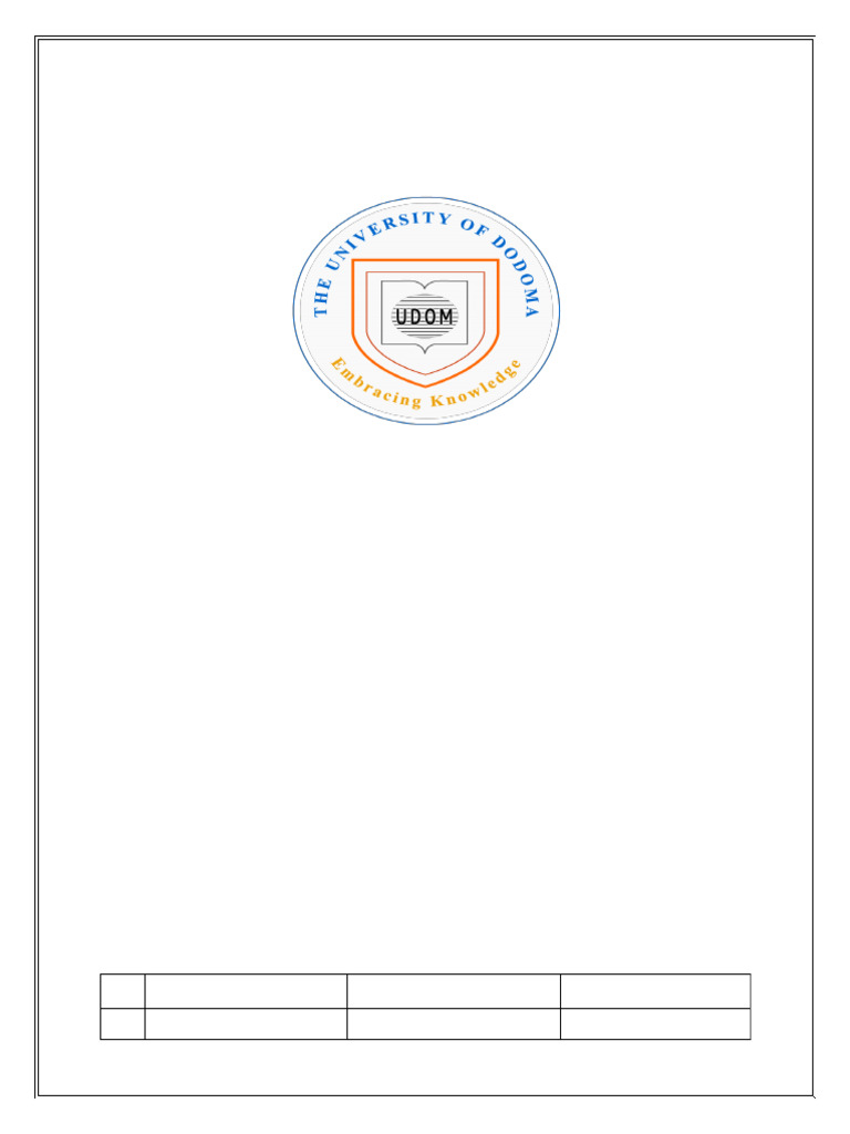 University Field Practical Training Report | PDF | Business