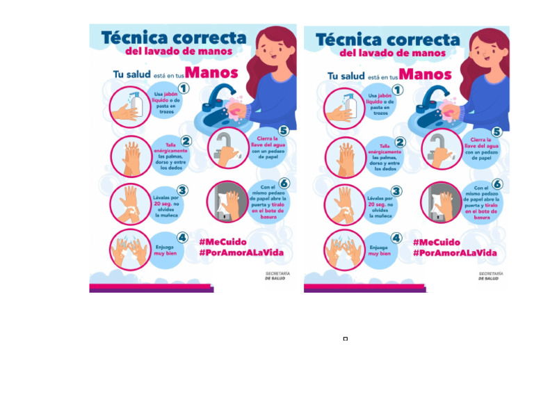 Tecnica Lavado de Manos | PDF