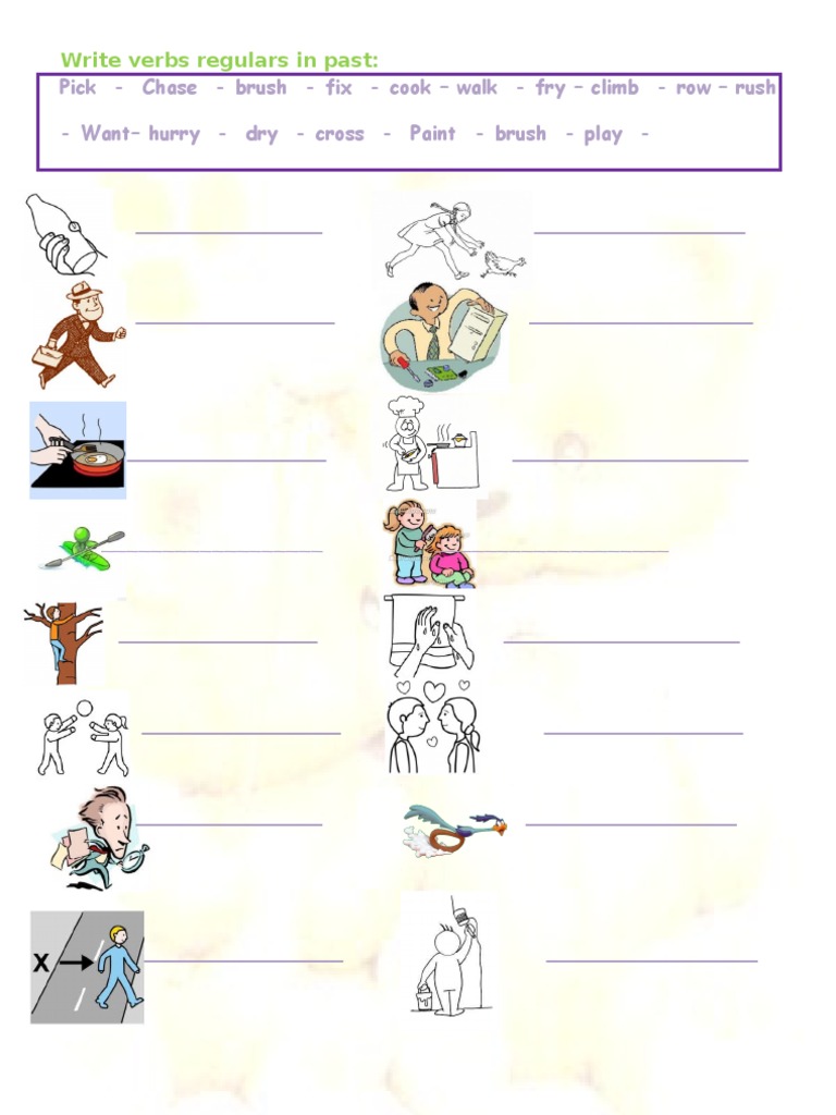 Regular Verbs in Past Tense List | PDF