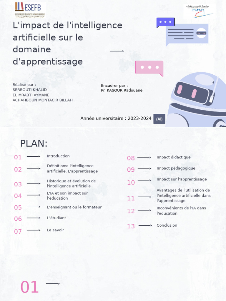 Impact de l'IA sur l'éducation | PDF | Intelligence artificielle ...