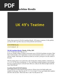 UK 49s Lunchtime