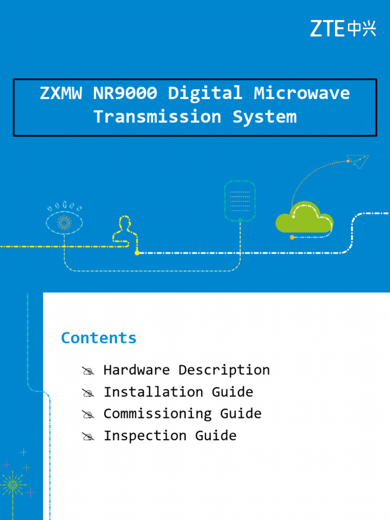 ZXMW NR9000 Microwave Installation Guide | PDF | Password