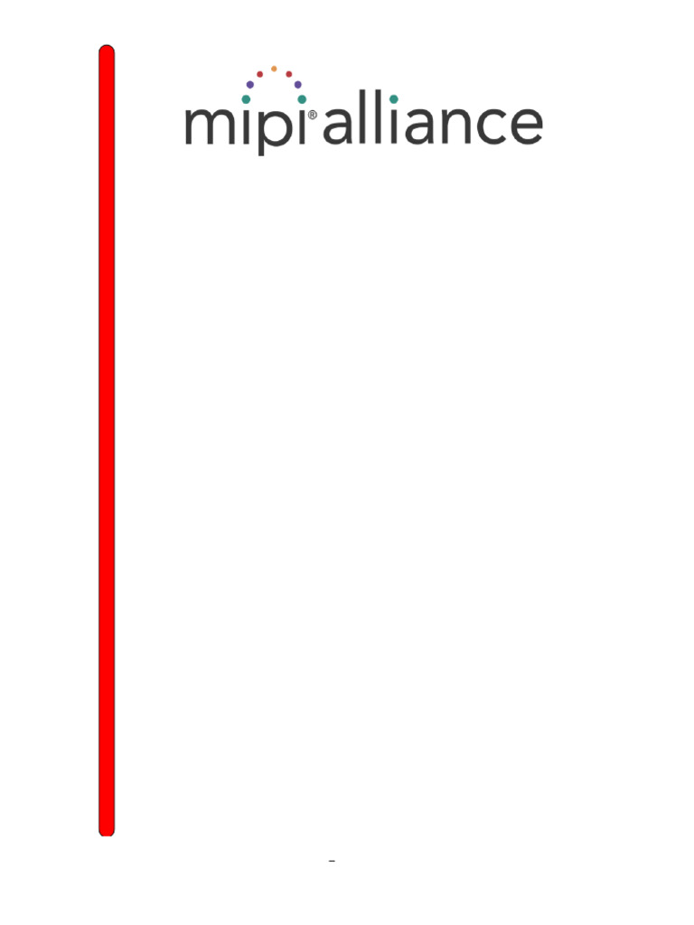 Mipi DRAFT SoundWire-I3S Specification v0-6r01 | PDF | Network Topology ...