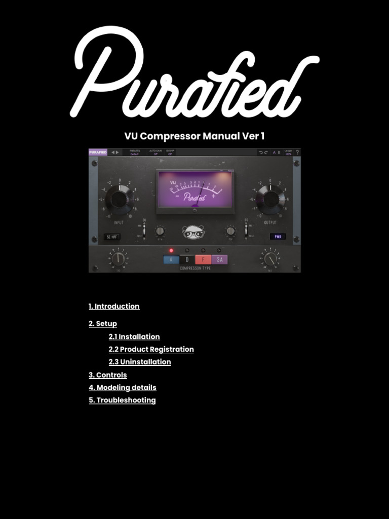 VU Compressor User Manual | PDF | Computer File | Computing