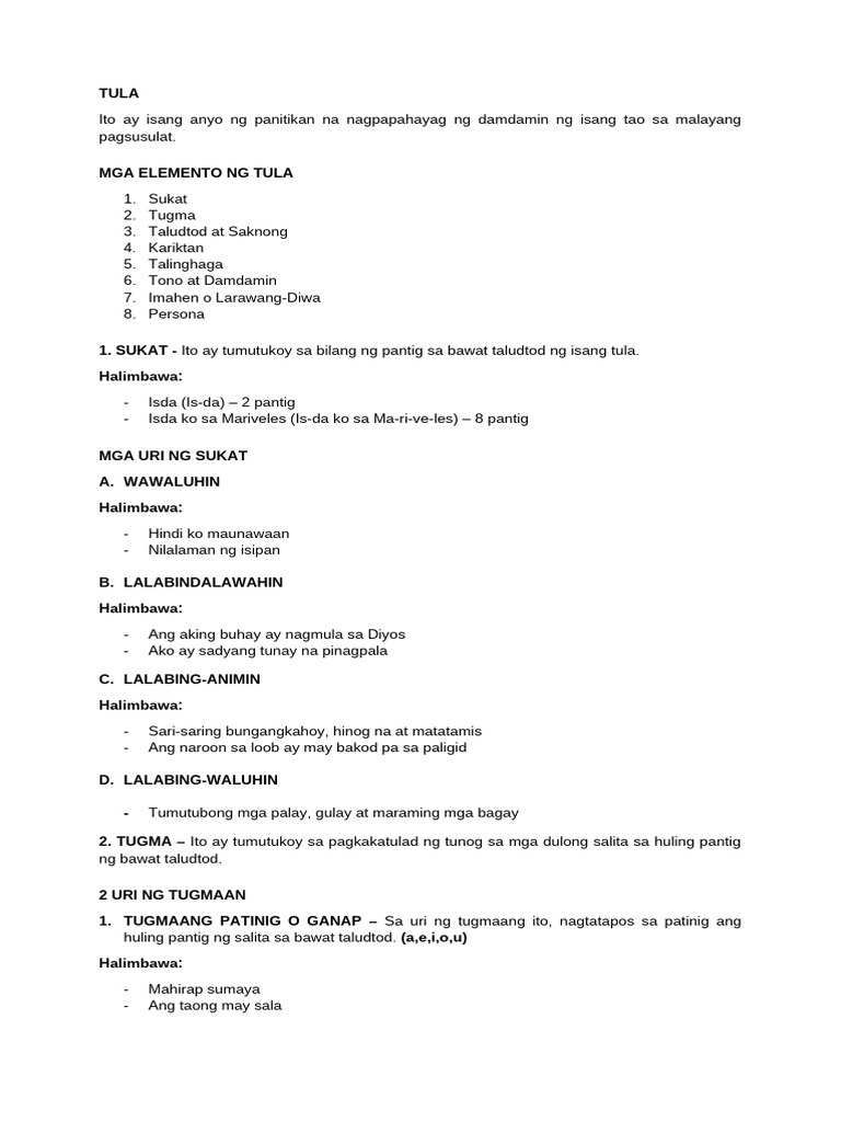 TULA | PDF