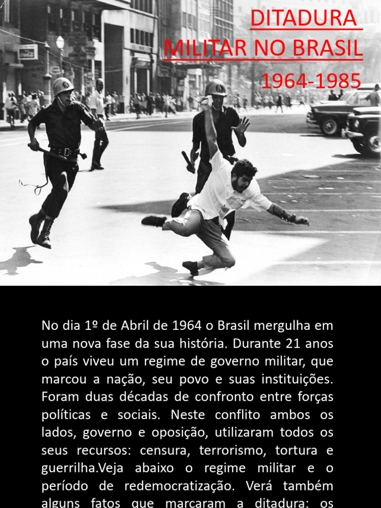 Ditadura Militar no Brasil: 1964-1985 | PDF | Brasil