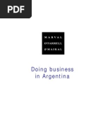 Doing Business in Argentina - Marval