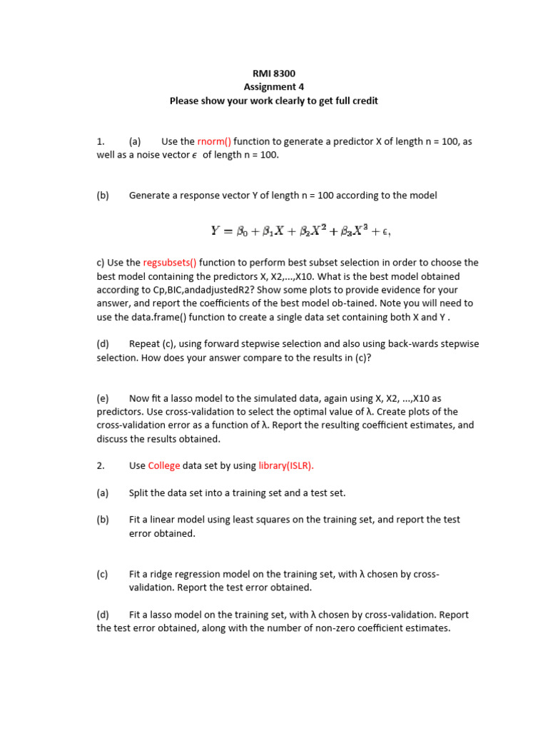 Assignment 4 | PDF | Teaching Methods & Materials