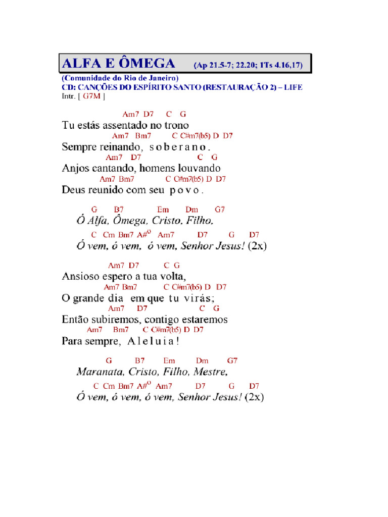 Alfa e Ômega | PDF