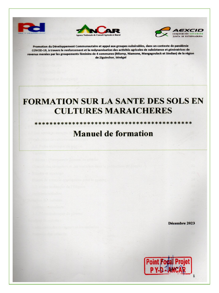 Pratiques pour la santé des sols agricoles | PDF | Sol (pédologie ...