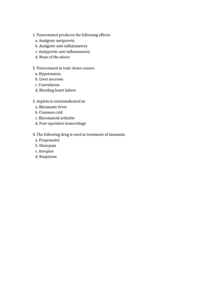 Medical Questions | PDF