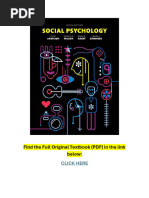 Social Psychology Goals in Interaction 6th Edition TEXTBOOK | PDF