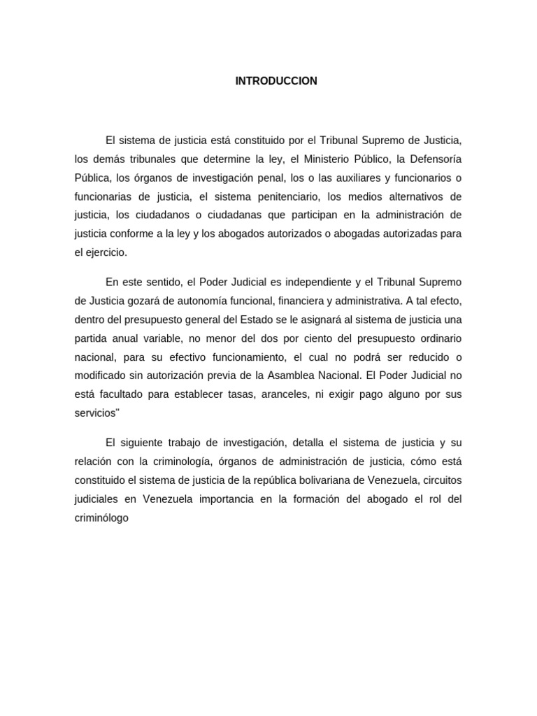 El Sistema de Justicia | PDF | Judicaturas | Prisión