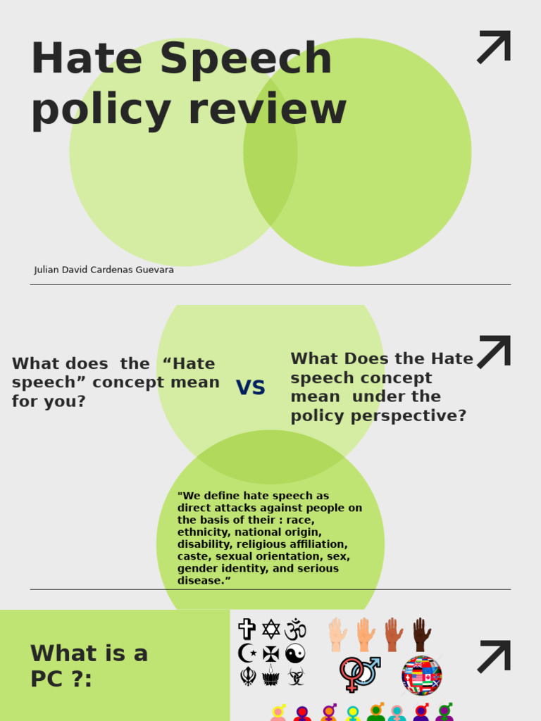 Vert Diagram Presentation | PDF | Hatred | Hate Speech