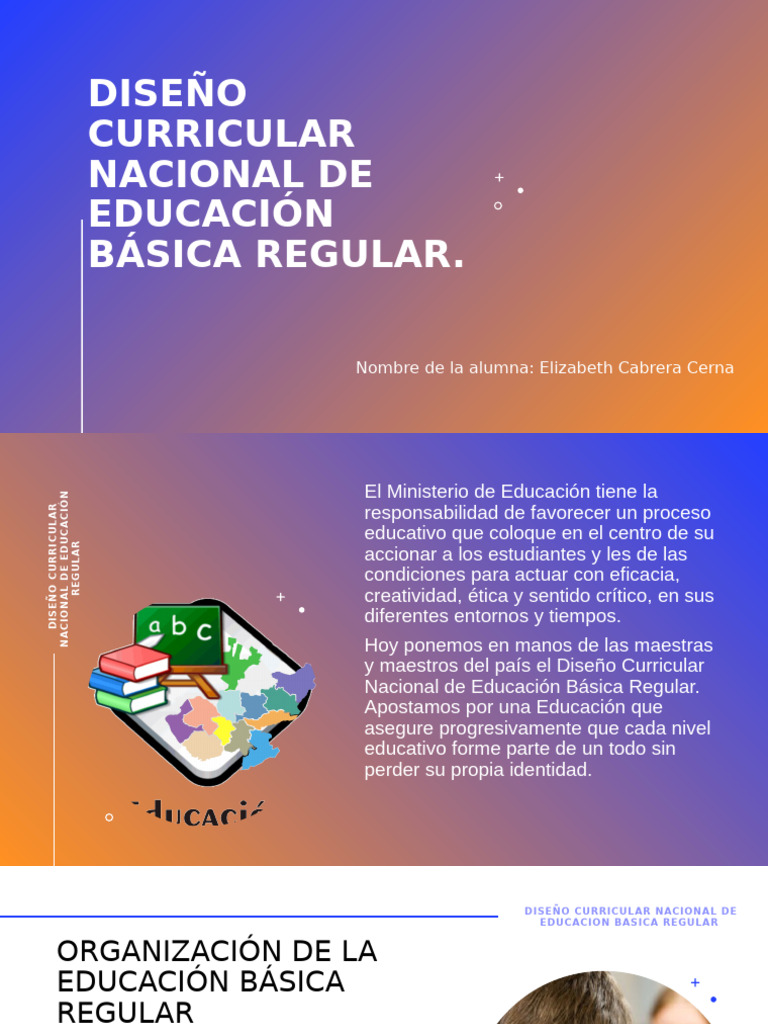 Diseño Curricular Nacional de Educación | PDF | Plan de estudios ...